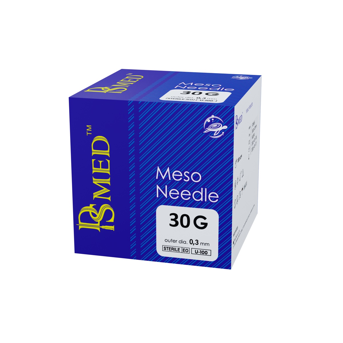 Длинные иглы 30G 13 мм для мезотерапии тела